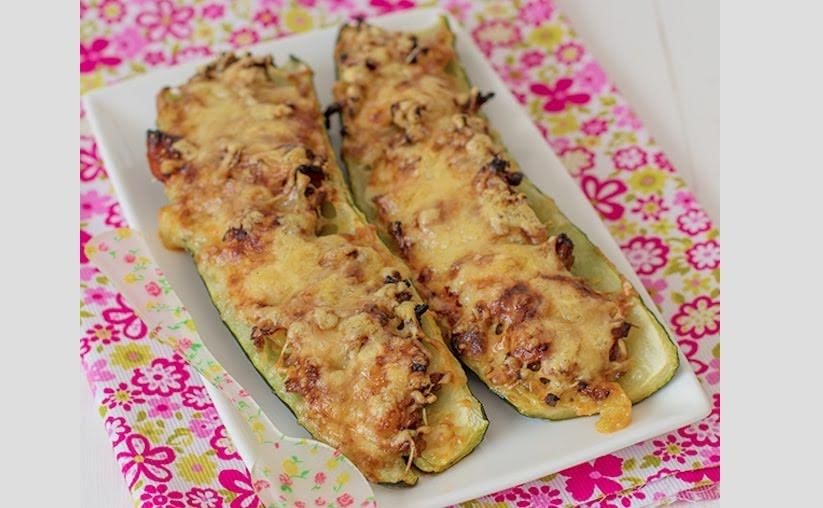 Stuffed zucchini de 293.3 Kcal