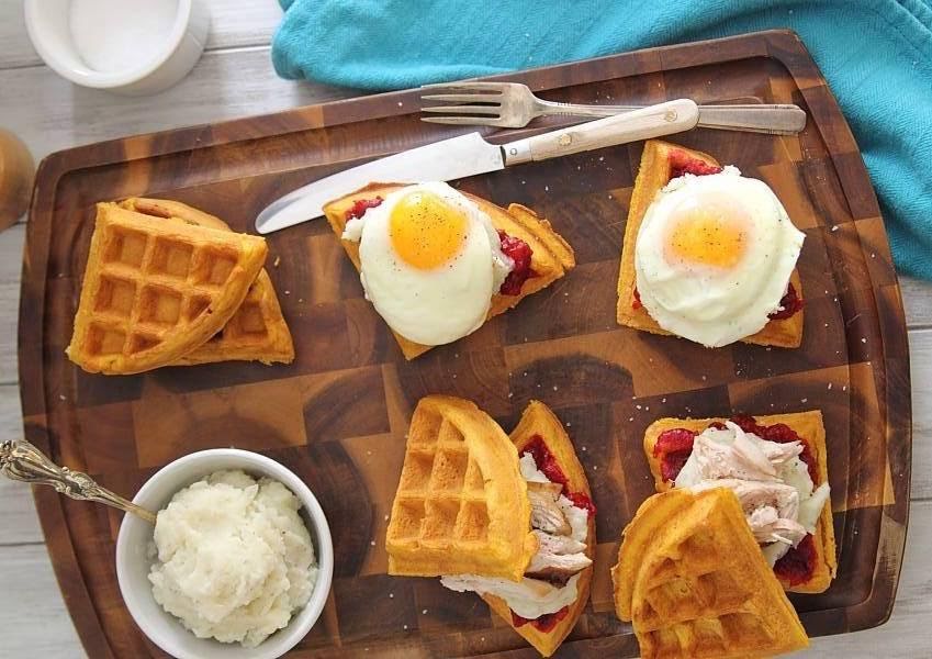 Waffle sandwich de 304 Kcal