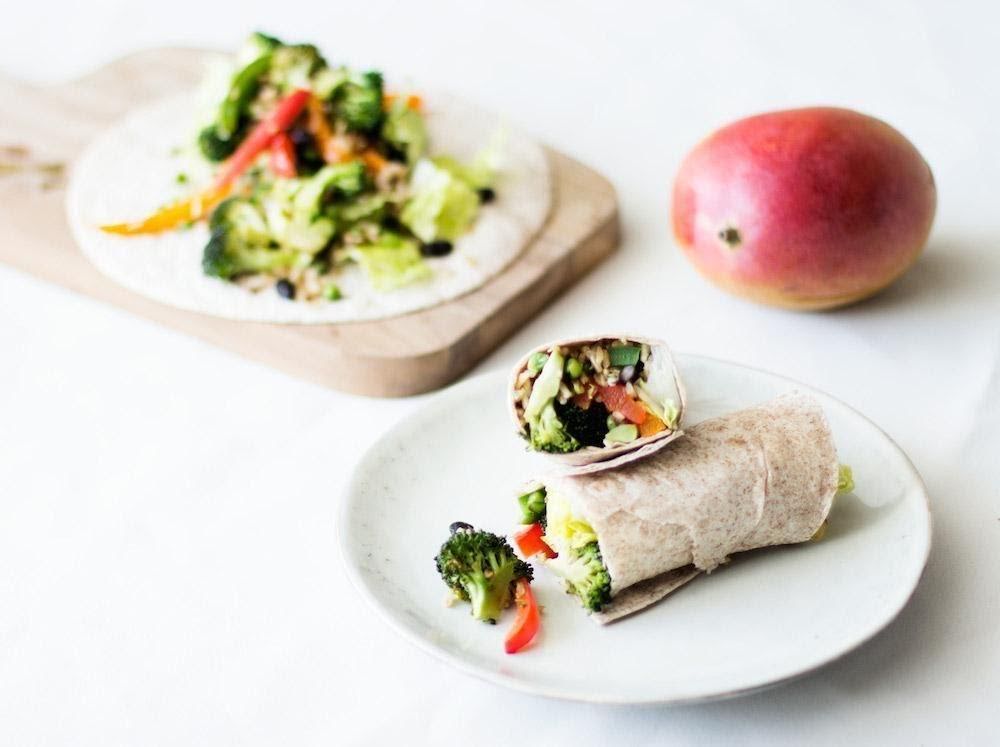 Chicken burrito de 172 Kcal Receta fácil en la app Avena