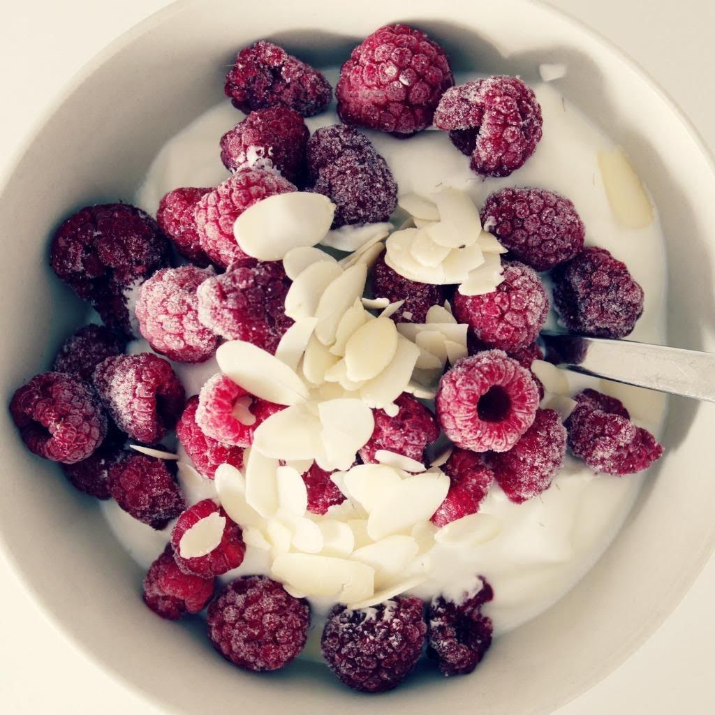 Raspberry yogurt de 270 Kcal