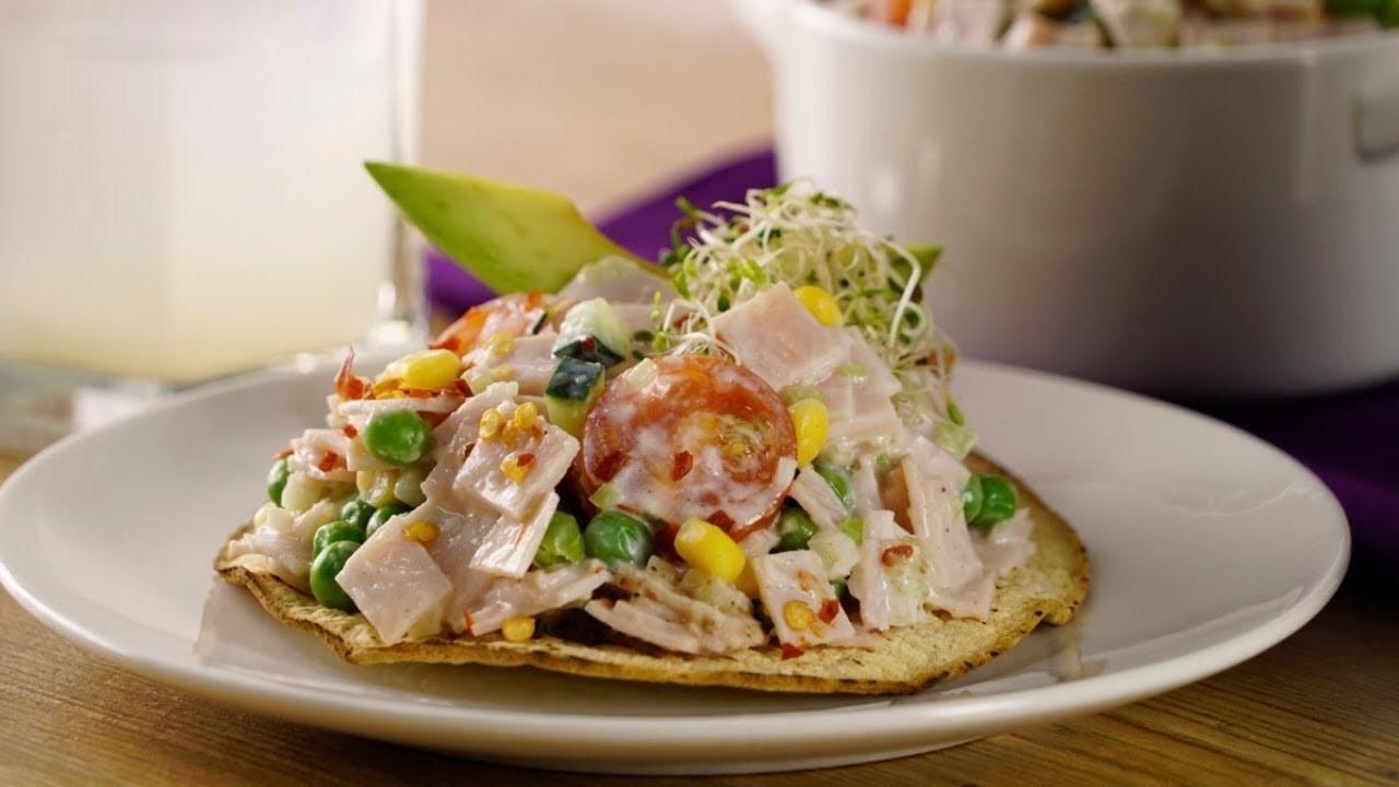 Turkey ham tostada de 192.5 Kcal