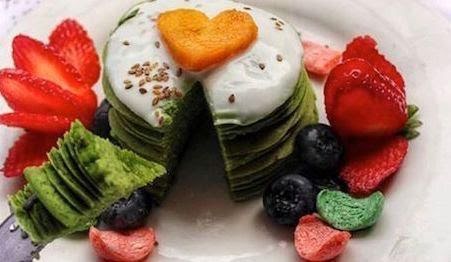 Green pancakes por Avena Salud