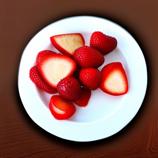 Fresas con crema de almendra por Avena Salud