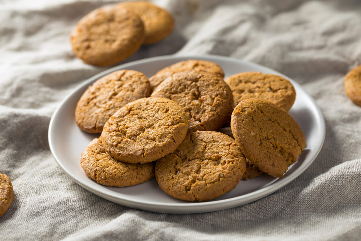 Galletas de Jengibre Saludables Navidad de 174 Kcal