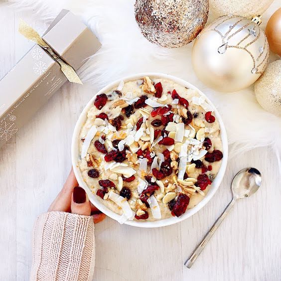 Porridge Navideño de 382 Kcal