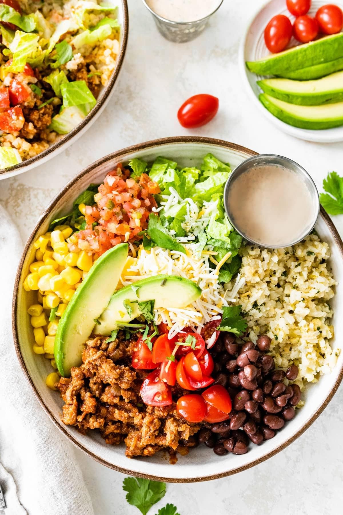 Taco Bowl de 541 Kcal