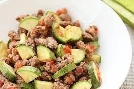 Carne molida con calabacitas