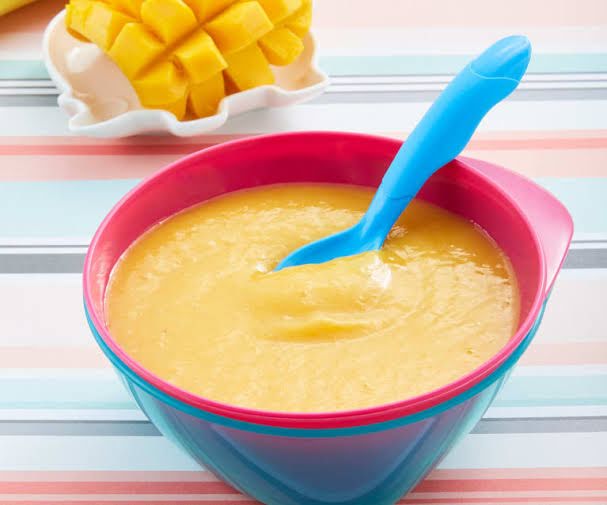 Puré de mango de 40 Kcal