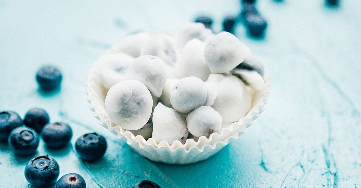 Frozen yogurt bites de 206 Kcal