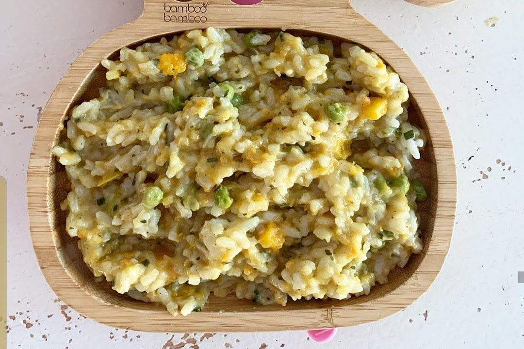 Arroz cremoso con elote y chícharo por Avena Salud - Receta fácil en la app  para nutriólogos Avena