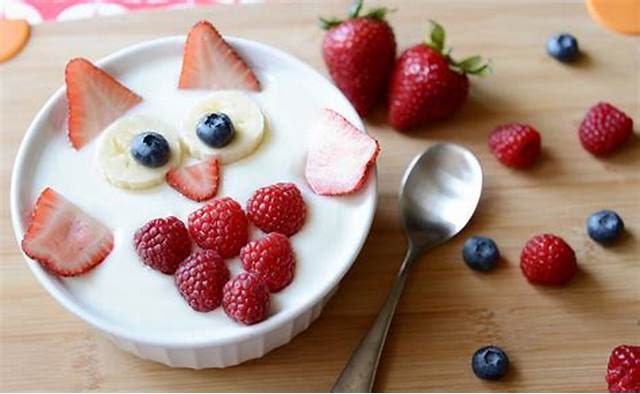 Buho de yogur y frutas