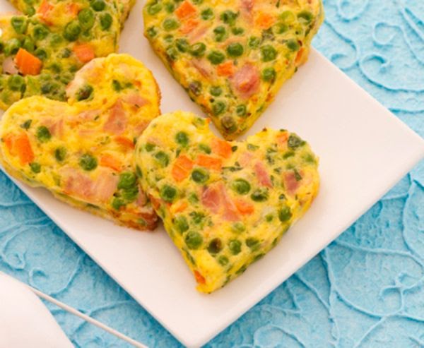 Corazón de omelette