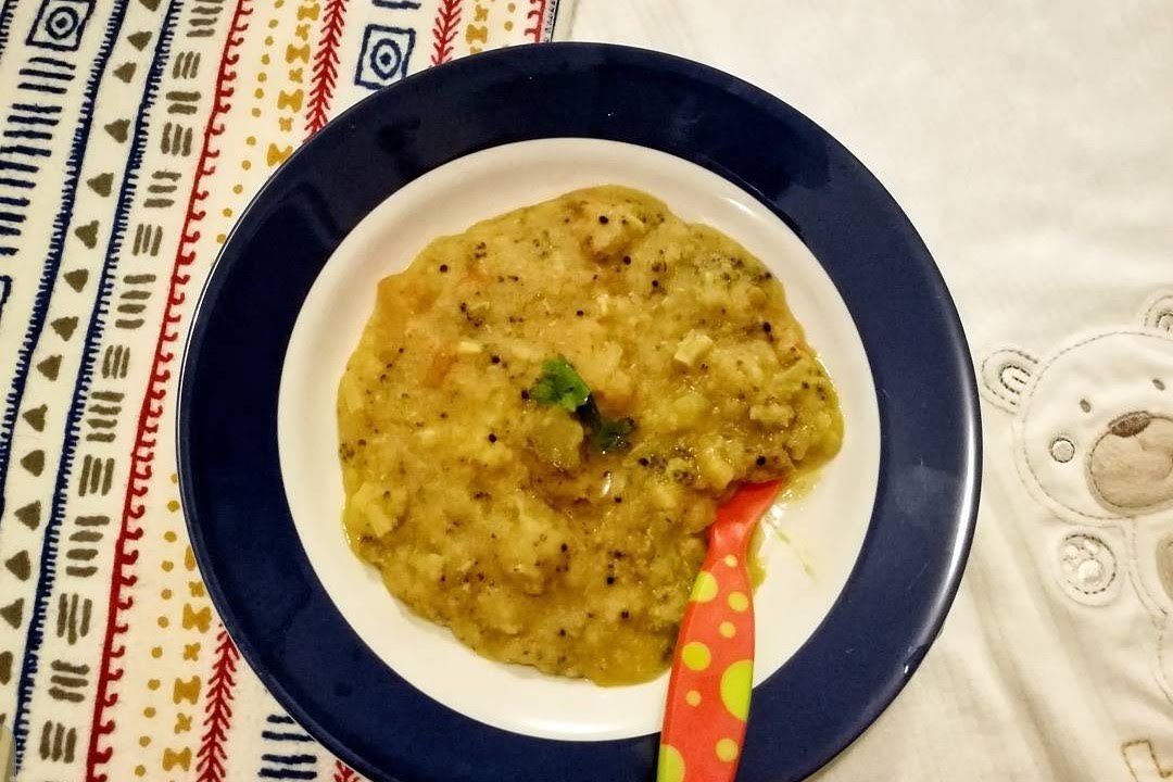 Sopa de avena y lentejas de 277 Kcal