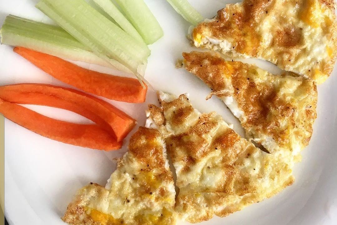 Tortilla de huevo con calabaciita de 199.2 Kcal