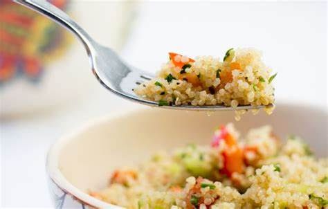 Quinoa con verduras de 195 Kcal