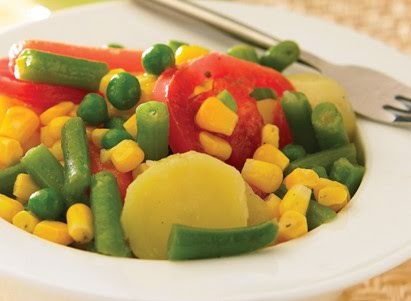 Platón de verduras