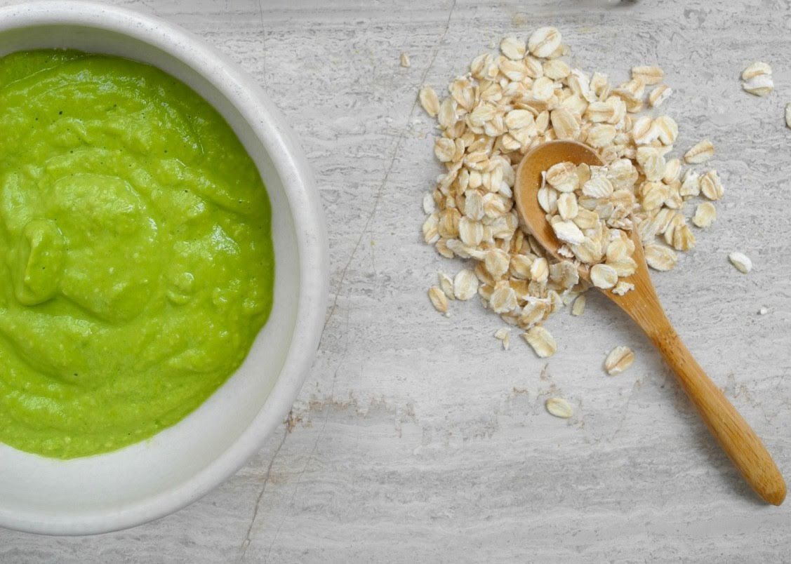 Papilla de avena, aguacate y espinaca por Avena Salud