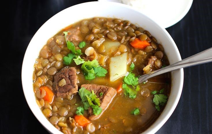 Sopa de lentejas y res por Avena Salud - Receta fácil en la app para  nutriólogos Avena