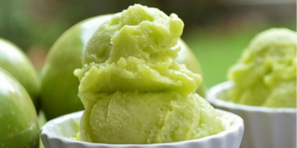 Nieve de manzana verde de 127 Kcal