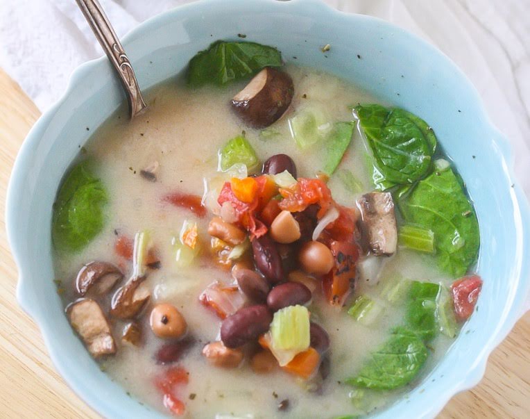 Sopa cremosa de verduras