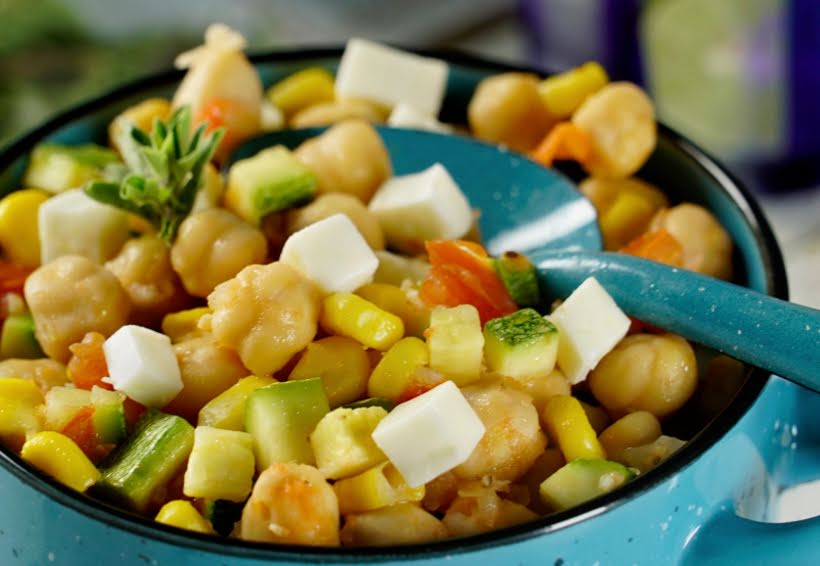 Garbanzos a la mexicana de 470 Kcal