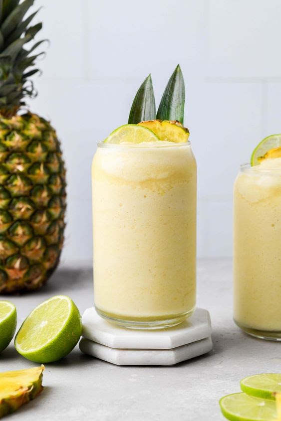 Smoothie de piña de 203 Kcal