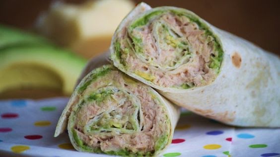 Wrap de atún de 271 Kcal