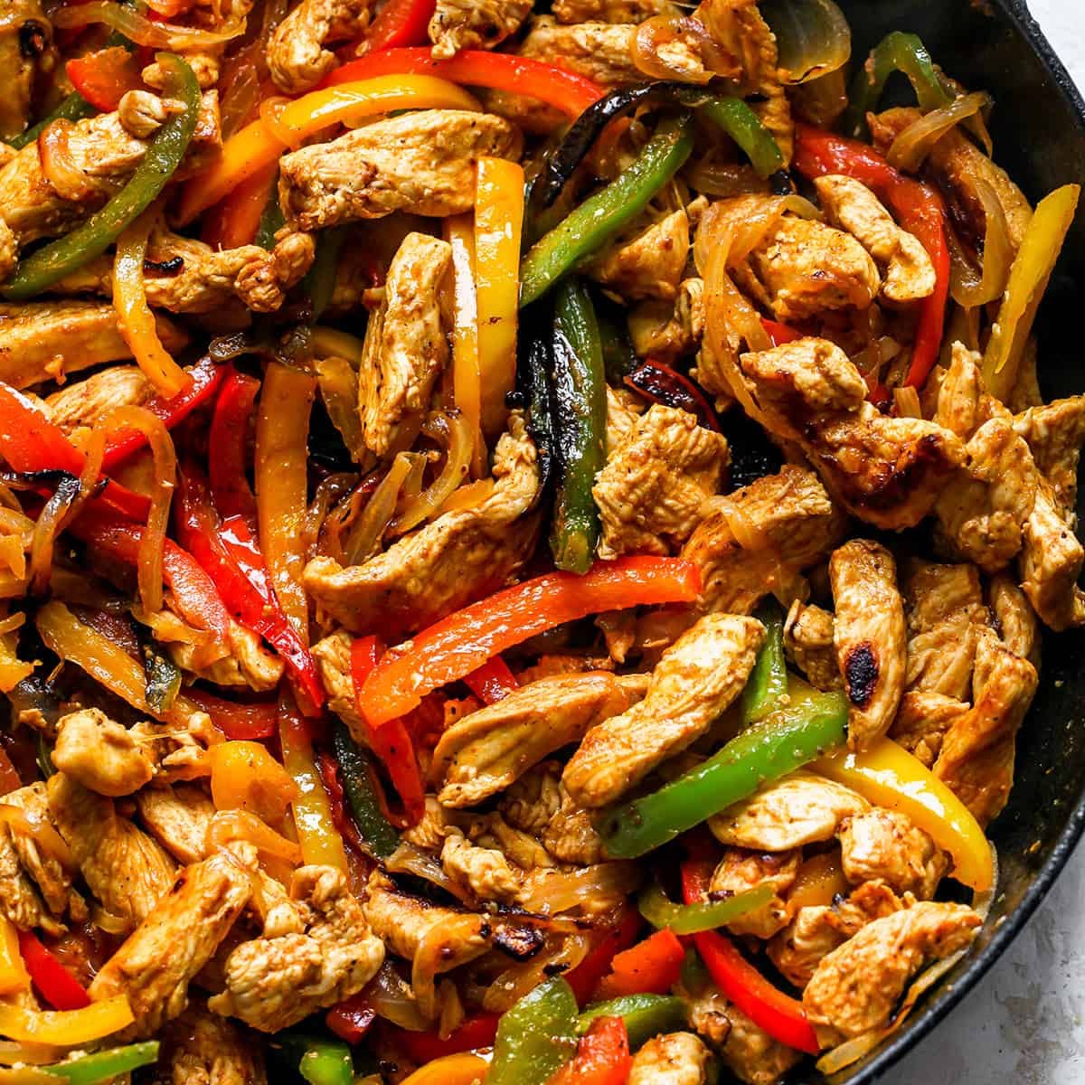 Chicken Fajitas de 233.2 Kcal