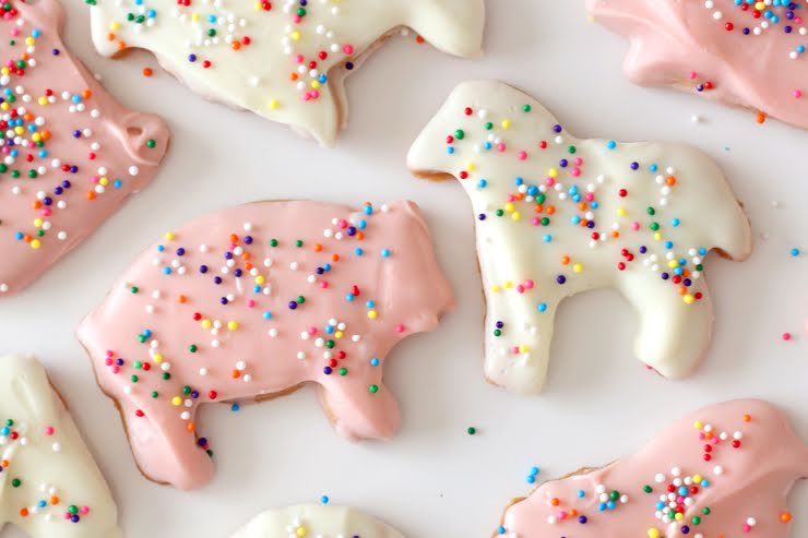 Galletas de animalitos con yogurt