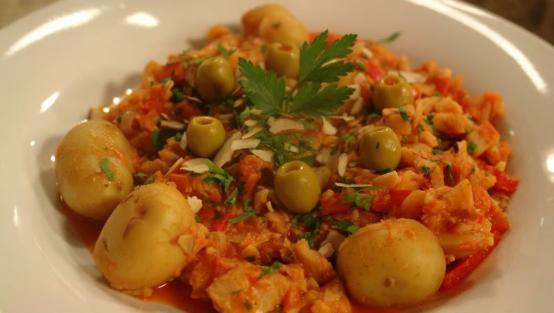 Bacalao a la vizcaína de 248.2 Kcal