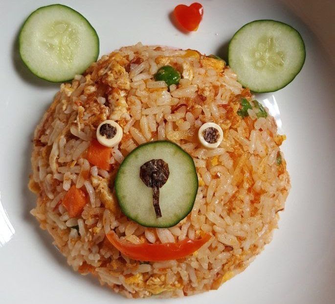 Arroz frito saludable de 253.2 Kcal