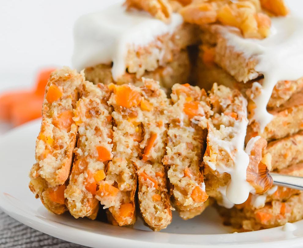 Hotcake de camote y zanahoria por Avena Salud - Receta fácil en la app para  nutriólogos Avena