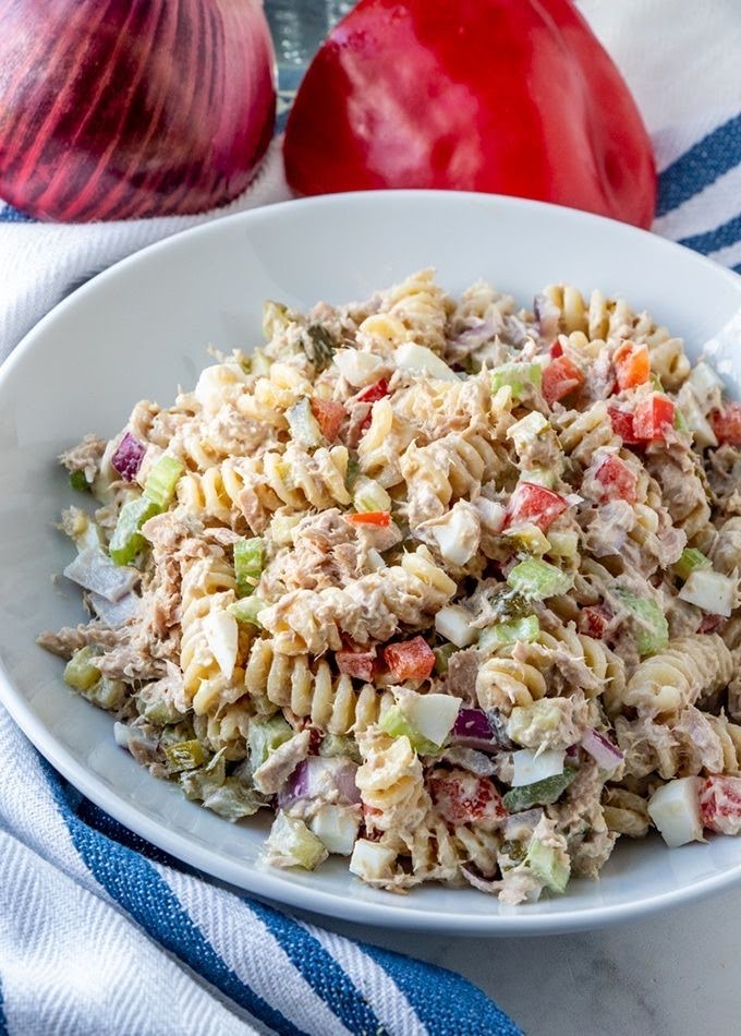 Ensalada de atún y pasta