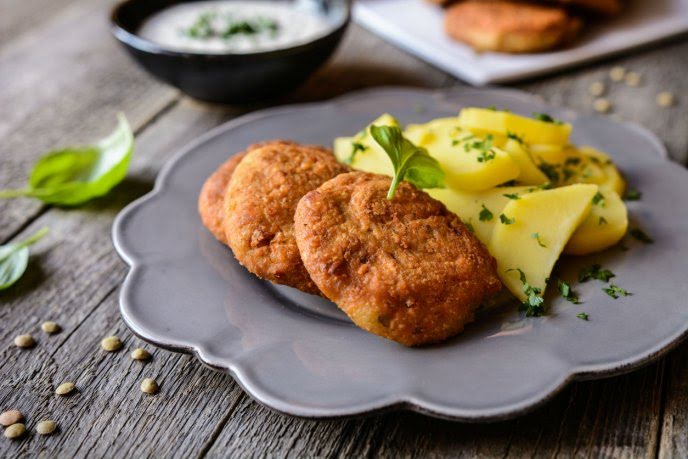 Croquetas de lentejas de 115 Kcal