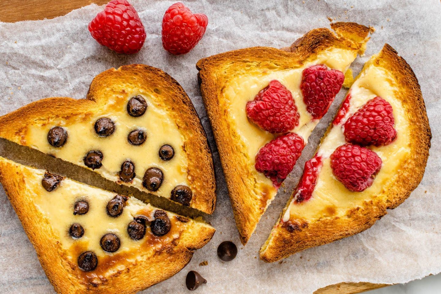 Toast dulce en airfryer