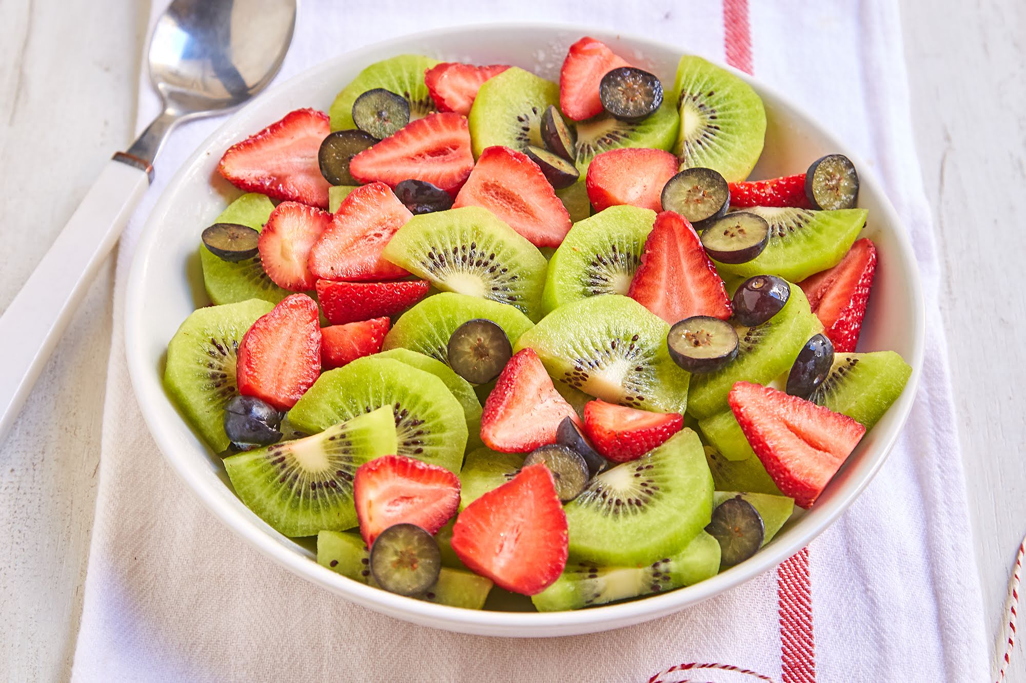 Fresa, kiwi y moras de 189 Kcal