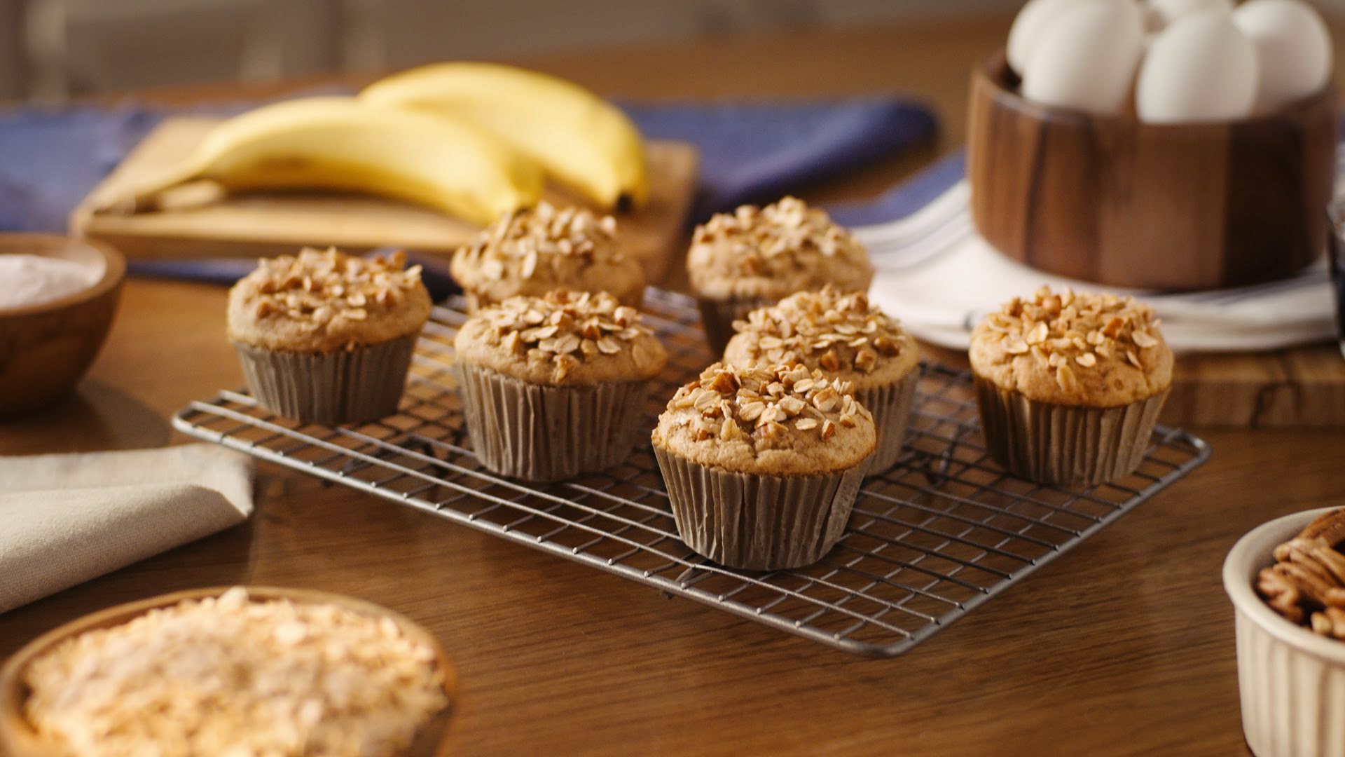 MUFFINS de plátano con avena QUAKER®