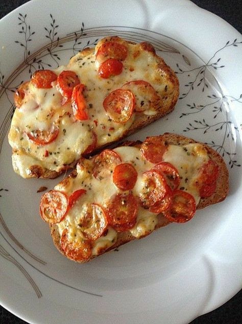 Toast de tomate en airfryer