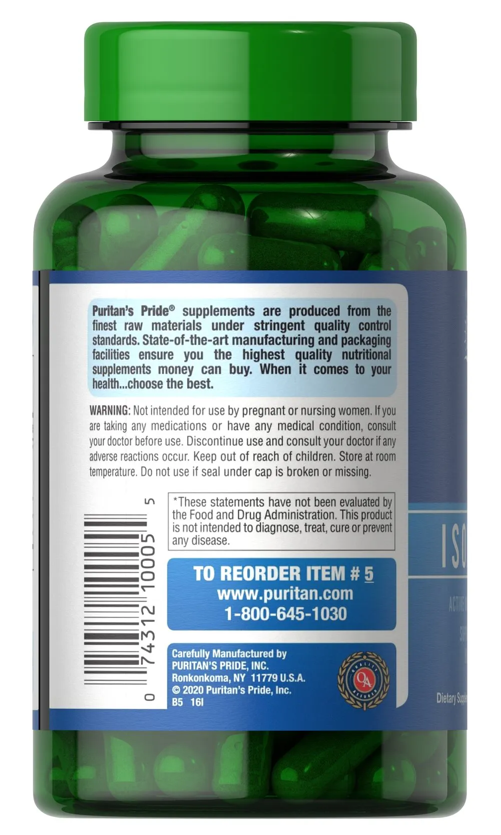 天然非基因改造大豆異黃酮 750mg - 3