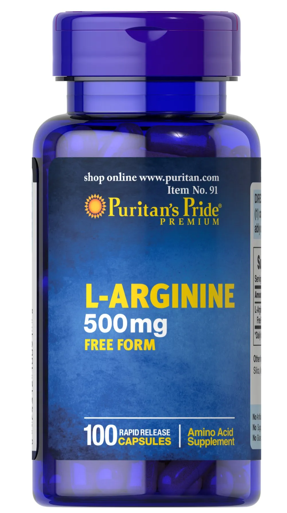 L-Arginine 精氨酸 500 MG - 2