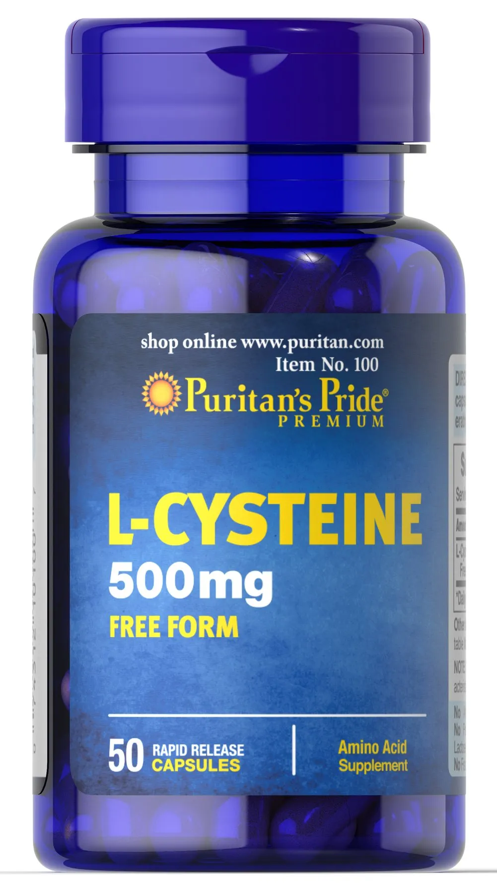 L-Cysteine 左旋半胱胺酸 500 MG