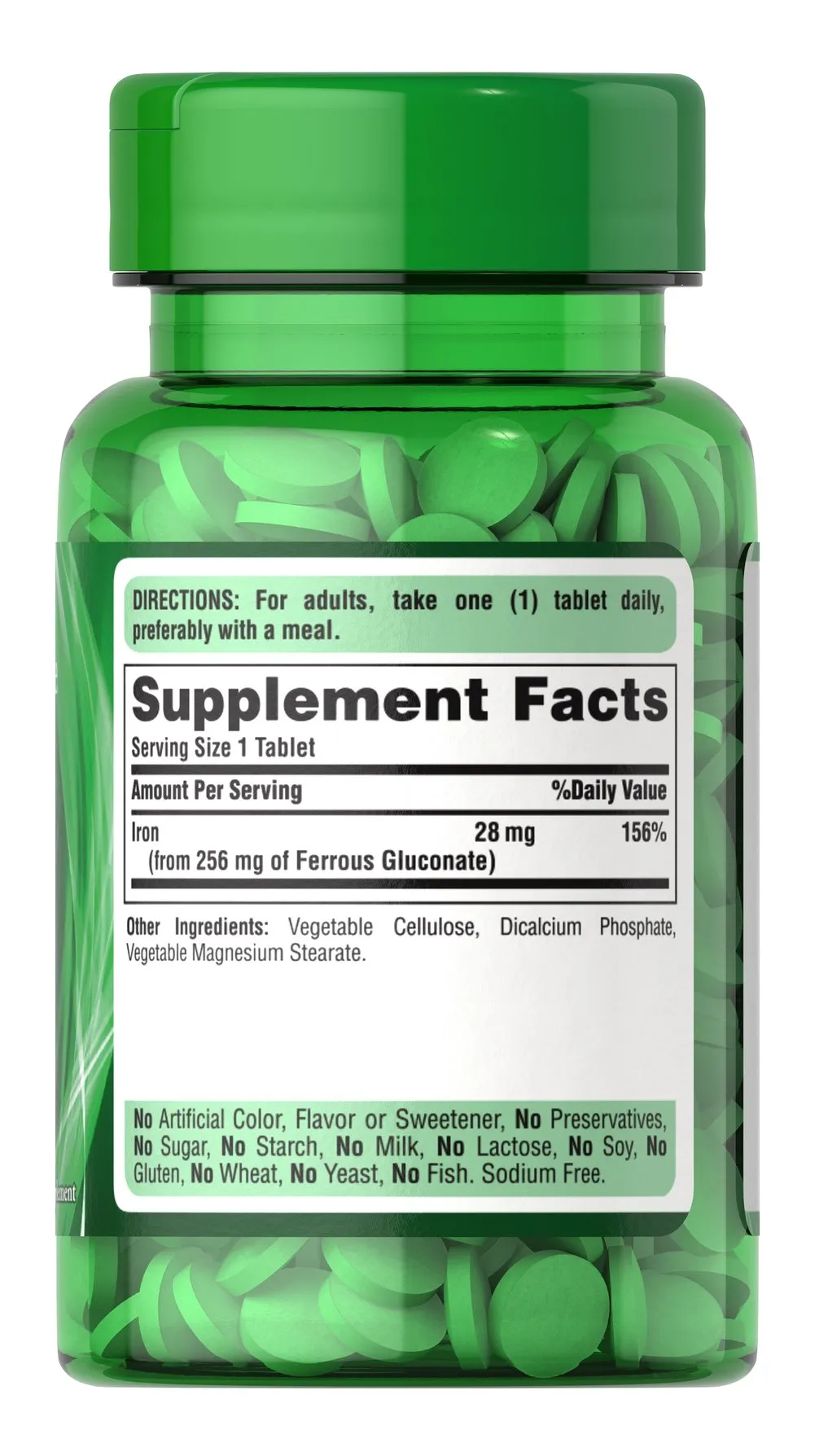 葡萄糖酸亞鐵（28毫克鐵）100片 - 4