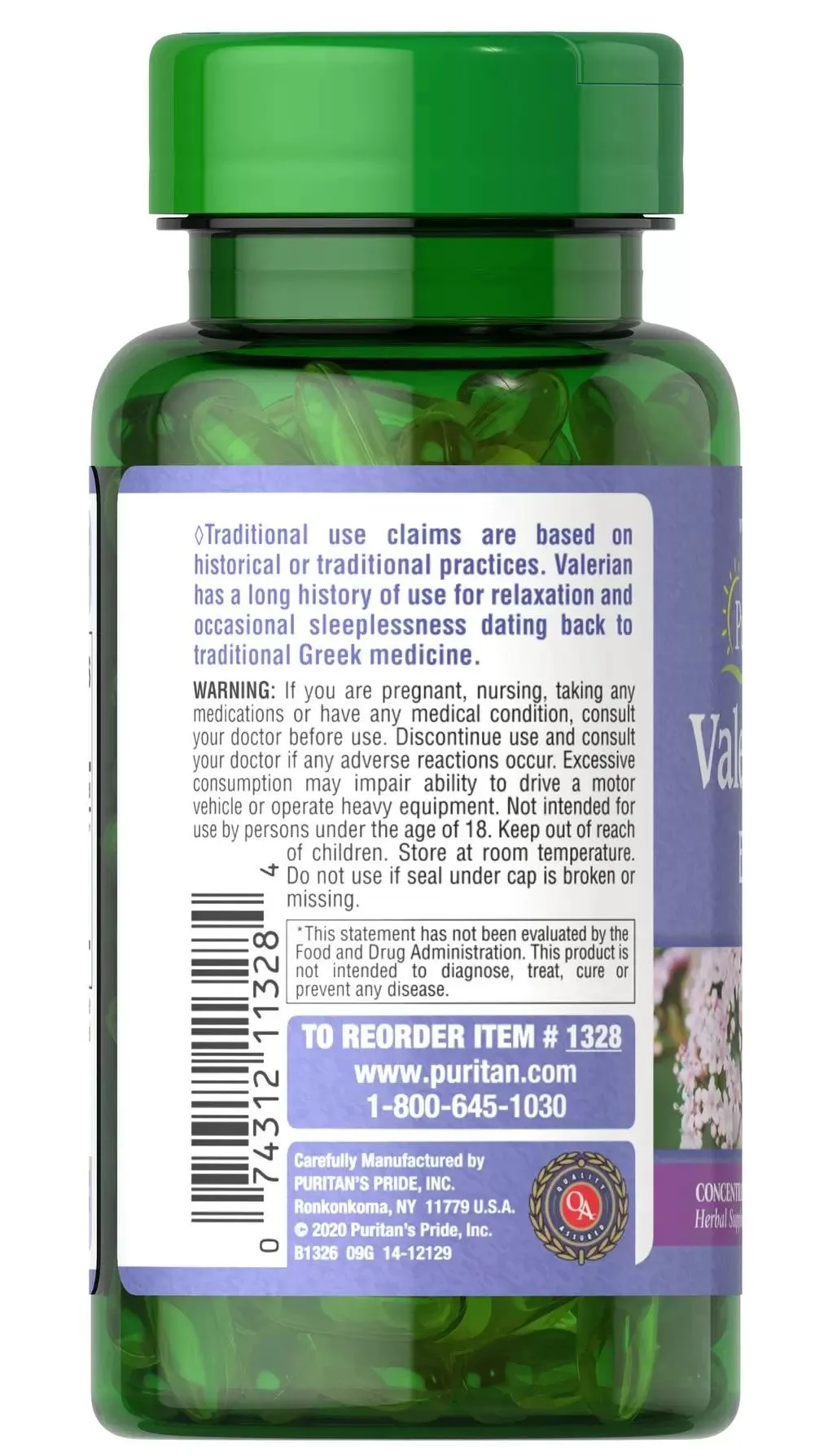  Valerian Root 1000 mg 纈草根 - 3