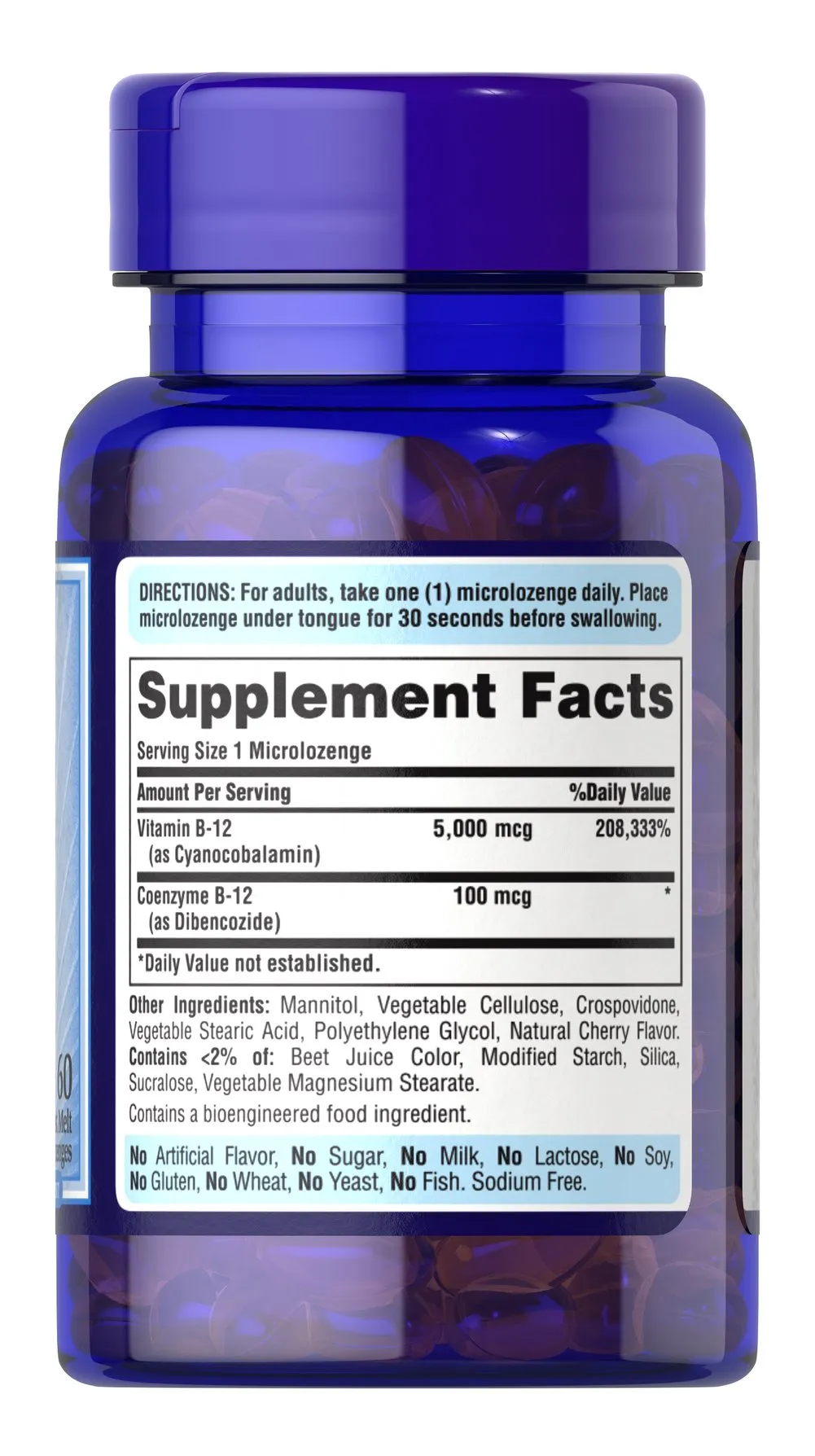 維生素B-12 5000 微克 舌下錠 - 4