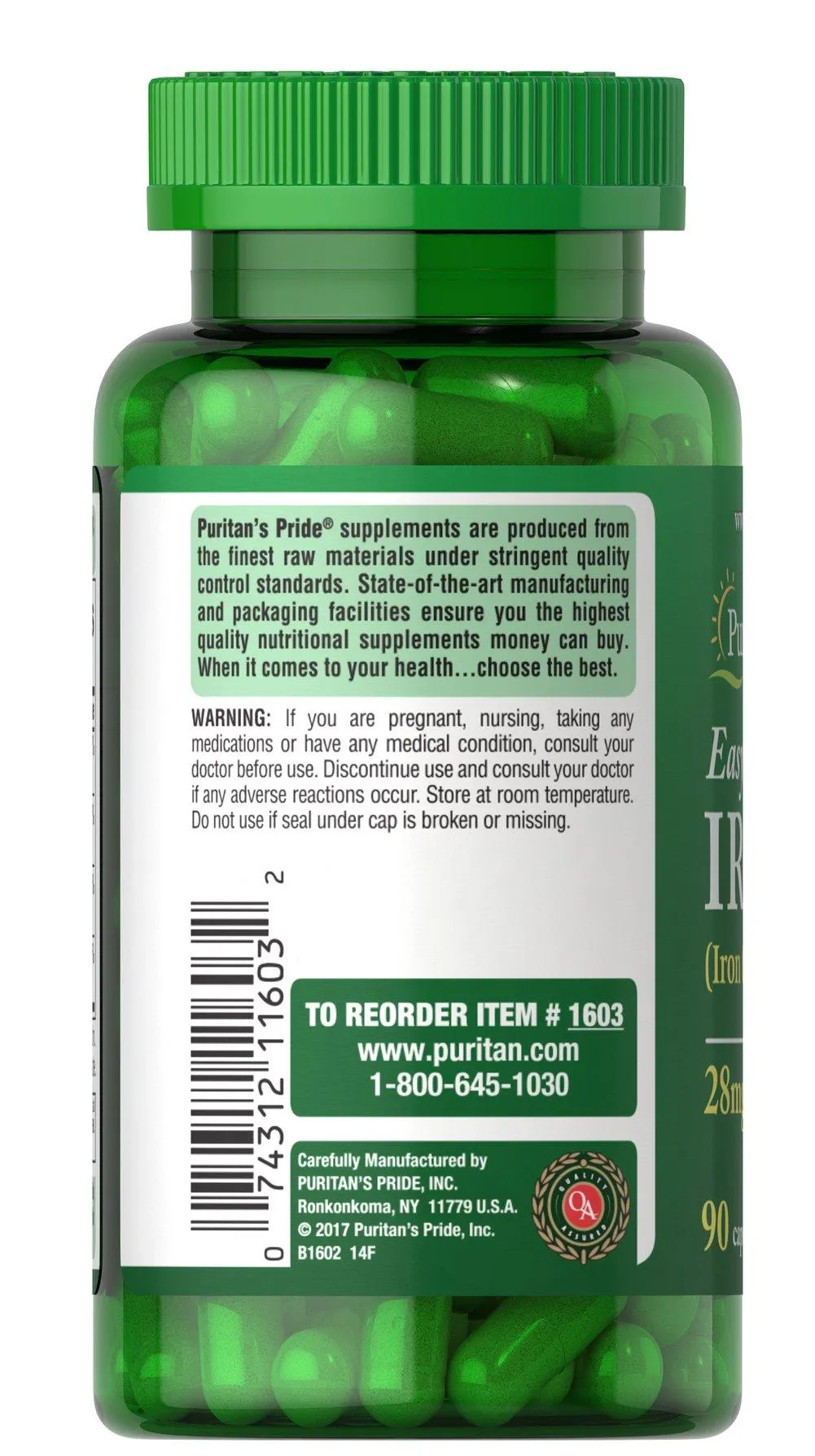  Easy Iron 28 mg (Iron Glycinate)  易鐵 28 毫克（甘氨酸鐵） - 3