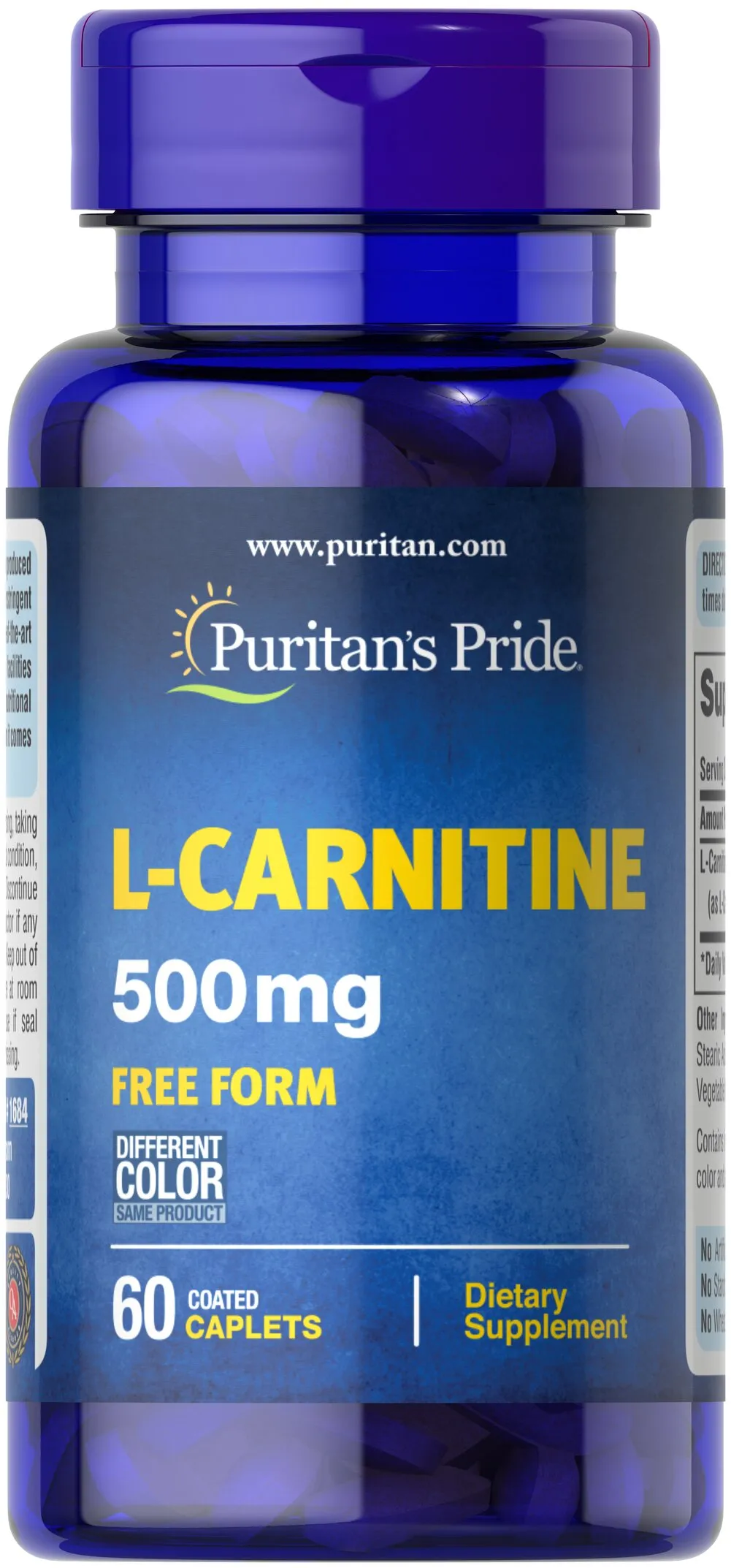 L-Carnitine  500 MG 左旋肉鹼（60 錠） - 2