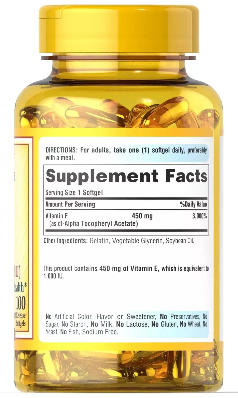 高效維他命E 1000IU｜抗氧化，美肌防護力 - 4