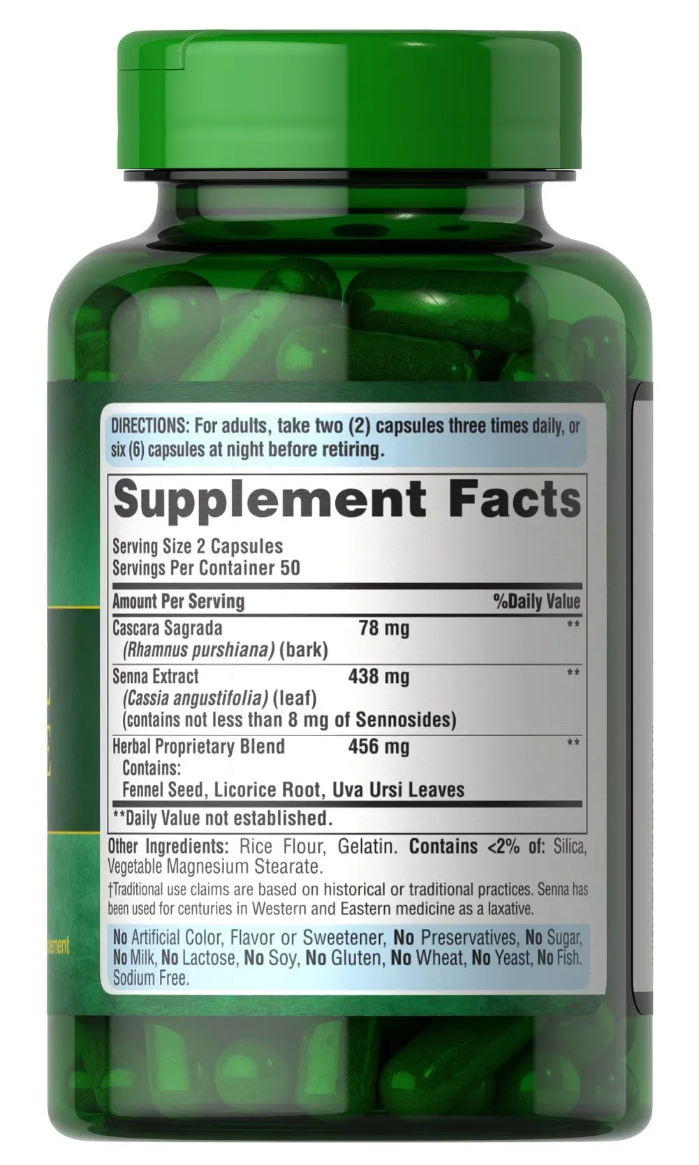 Herbal Laxative 草本瀉劑100粒 - 4