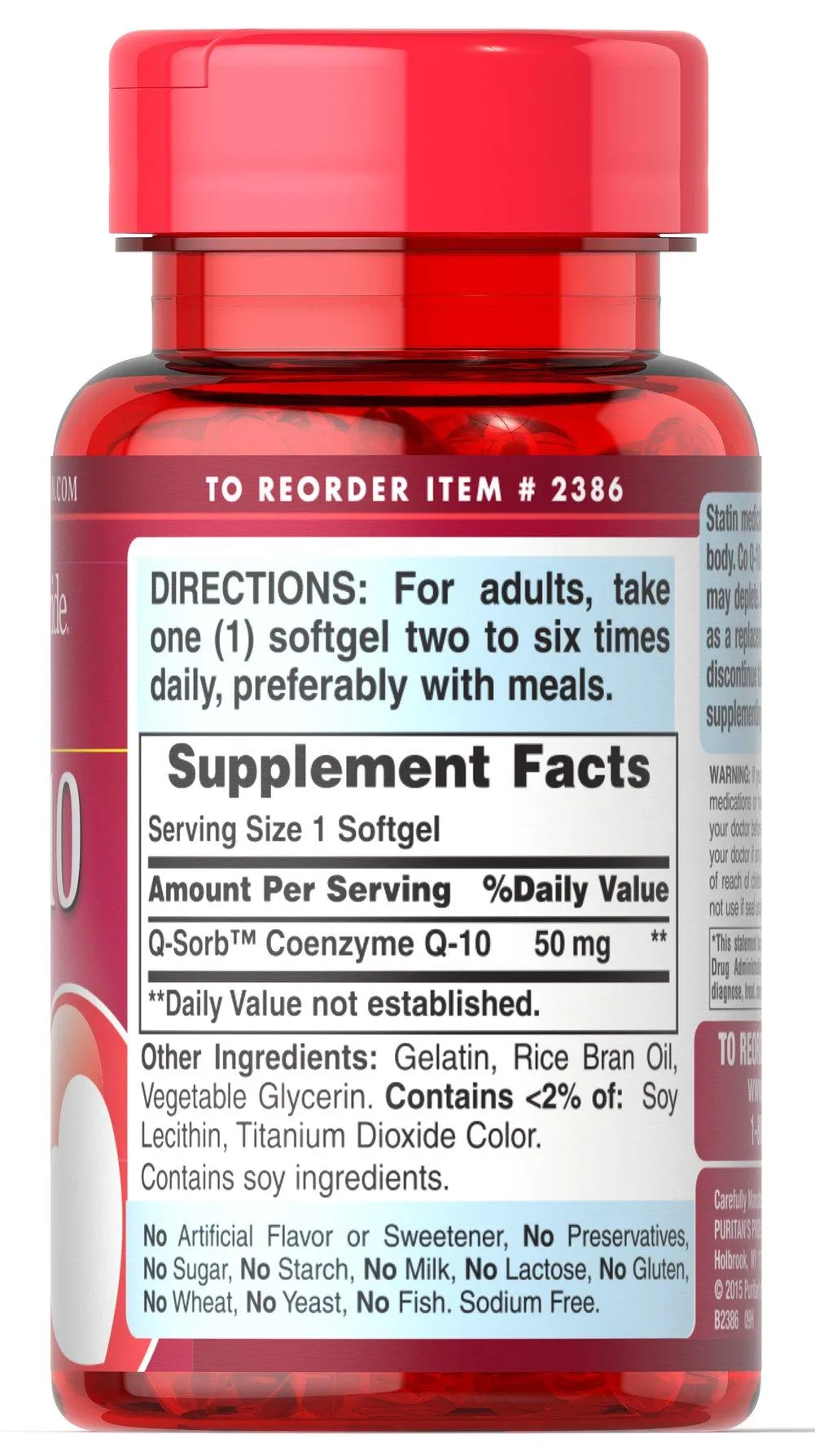 Co Q-10 50 mg （100 膠囊） - 4