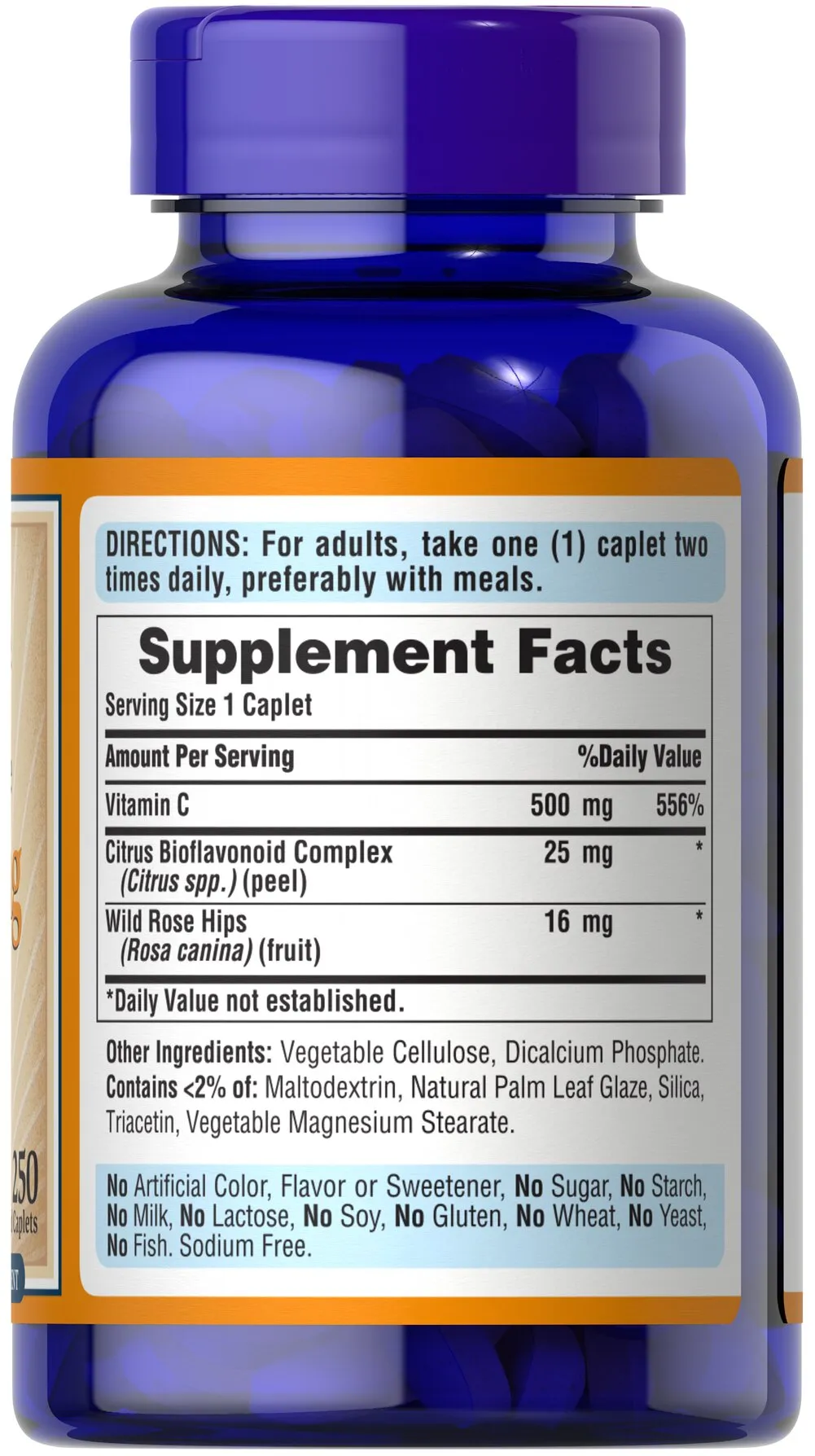 維生素 C-500 毫克含玫瑰果長效緩釋型 250 錠 - 4